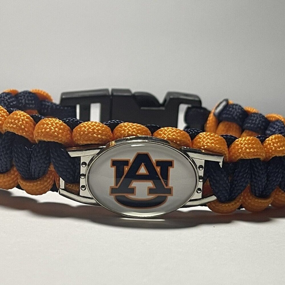 Auburn Tigers NCAA Paracord Bracelet NEW